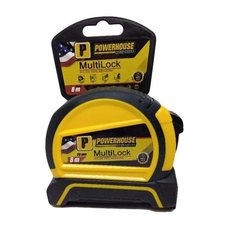Powerhouse Multi-Lock Nylon Tape Measure | Powerhouse by KHM Megatools Corp. Powerhouse Multi-Lock Nylon Tape Measure | Powerhouse by KHM Megatools Corp.